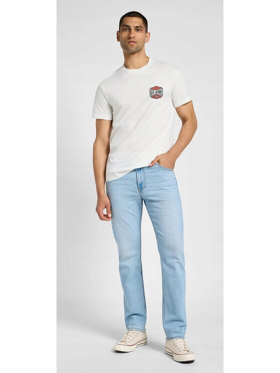 Lee Lee T-Shirt SS Relaxed Tee Biały Relaxed Fit