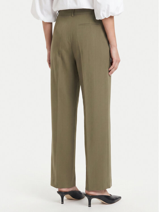 BOSS BOSS Pantaloni di tessuto Tiana17 50564491 Verde Relaxed Fit