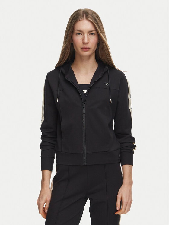 Guess Guess Mikina V6BQ02 K6254 Černá Regular Fit