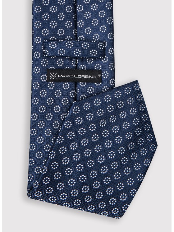 Pako Lorente Pako Lorente Krawat P25SF-KX-018 Granatowy