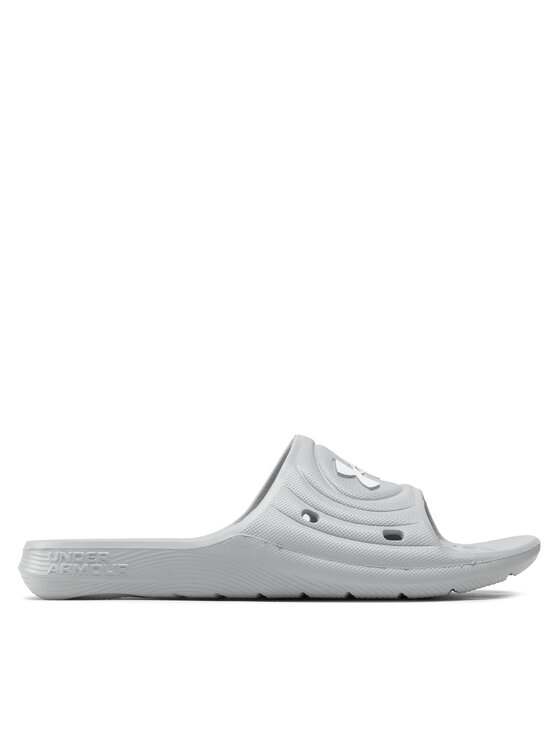 Under Armour Pantoletten Ua M Locker Iv Sl 3023758-100 Grau | Modivo.de