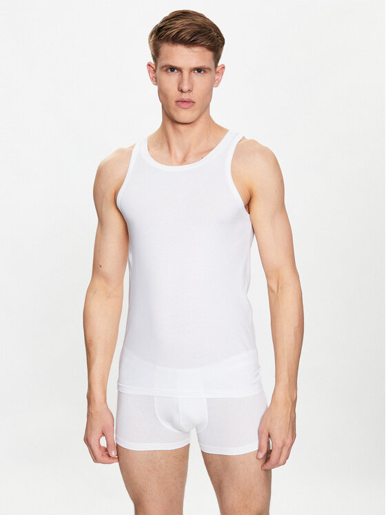 HOM HOM Мъжки топ 401332 Бял Regular Fit