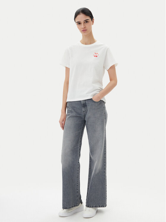 JDY JDY Póló Daisy 15348400 Fehér Regular Fit