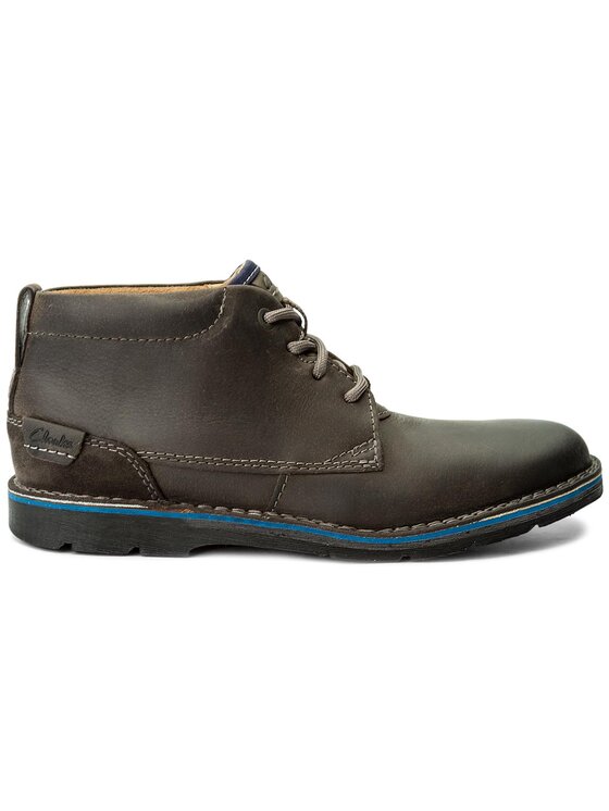 Clarks Schnurschuhe Edgewick Mid 261196207 Grau Modivo