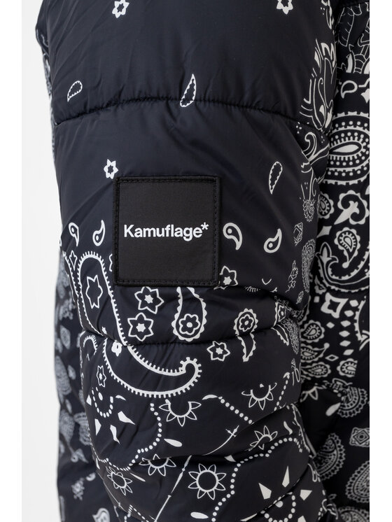 Kamuflage Kamuflage Kurtka zimowa MOB Czarny Regular Fit