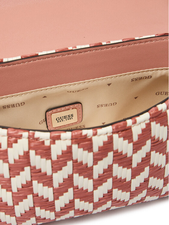 Guess Guess Rankinė Tessi HWWG76 91190 Tamsiai rožinė