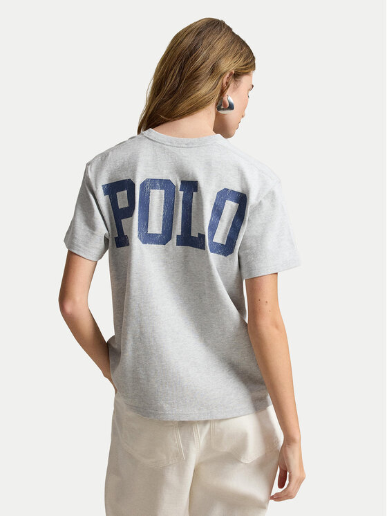 Polo Ralph Lauren Polo Ralph Lauren Тишърт 211B17798001 Сив Regular Fit