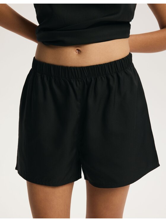 Esotiq Esotiq Piżama 45221 Czarny Regular Fit