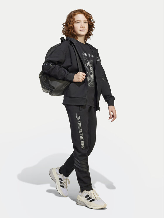 adidas adidas Teplákové kalhoty Star Wars The Mandalorian™ JF3635 Černá Regular Fit
