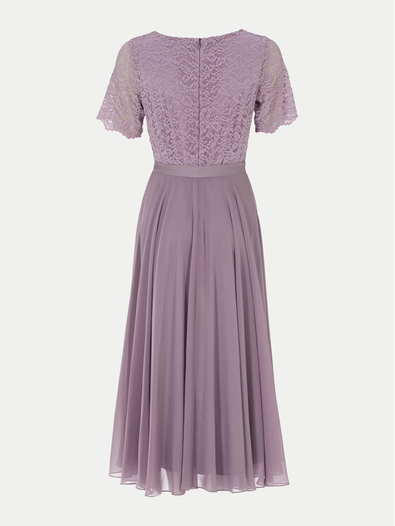 Swing Swing Sukienka koktajlowa 5AH16300 Fioletowy Regular Fit