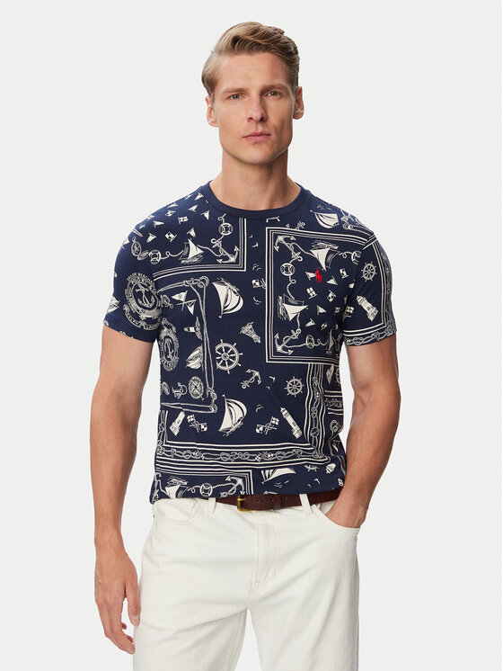 Polo Ralph Lauren Tricou 710B21922001 Albastru Regular Fit