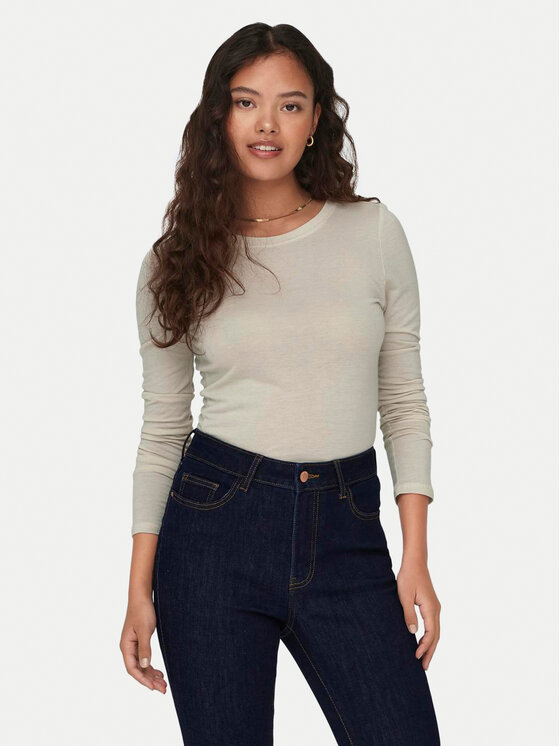 JDY Blusa Suma 15311144 Écru Regular Fit, taglia : L