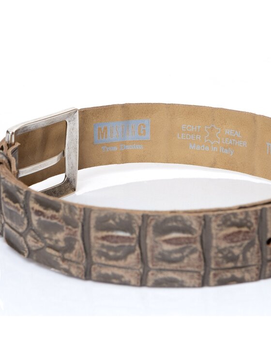 Mustang Mustang Pasek Męski BELT Brązowy
