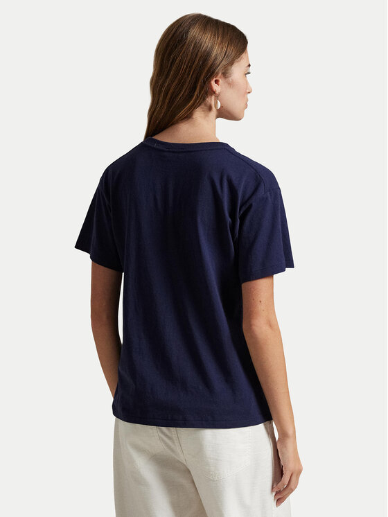 Polo Ralph Lauren Polo Ralph Lauren Majica 211959112001 Mornarsko modra Straight Fit