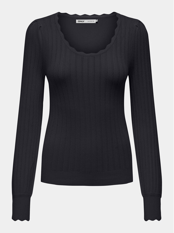 ONLY ONLY Svetr Meddi 15311544 Tmavomodrá Regular Fit
