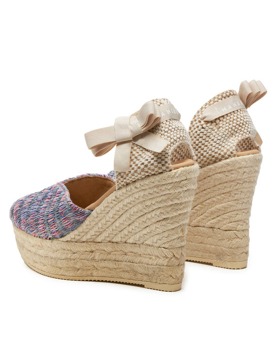 Manebi Manebi Espadrile Acapulco Heart-Shaped Wedge Espadrilles G 0.6 WH Roz