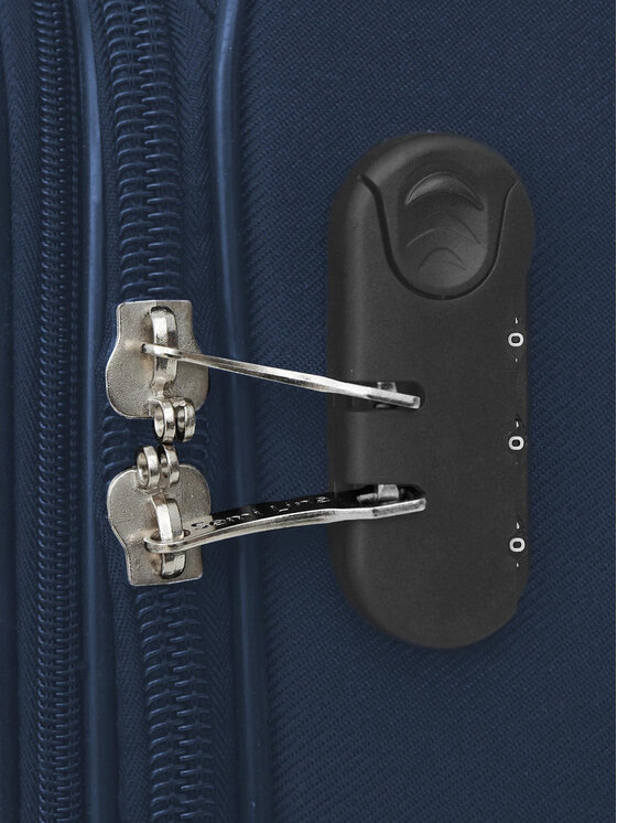 Semi Line Semi Line Μεσαία Βαλίτσα T5683-1 Σκούρο μπλε