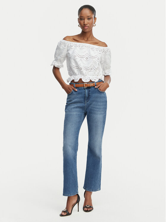 Guess Guess Blúz W6GP47 K3336 Fehér Regular Fit