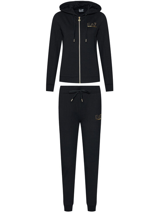 EA7 Emporio Armani Dres 8NTV51 TJ9RZ 1200 Czarny Regular Fit