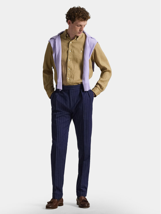 Polo Ralph Lauren Polo Ralph Lauren Риза 710968915502 Бежов Regular Fit
