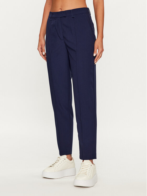 United Colors Of Benetton Chino nohavice 40K6DF046 Tmavomodrá Regular Fit