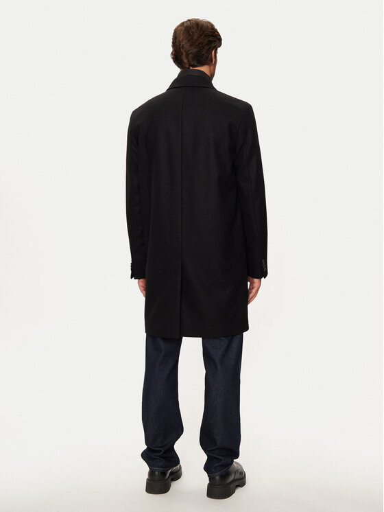 HUGO Hugo Cappotto di transizione Milogan2441 50528836 Nero Regular Fit