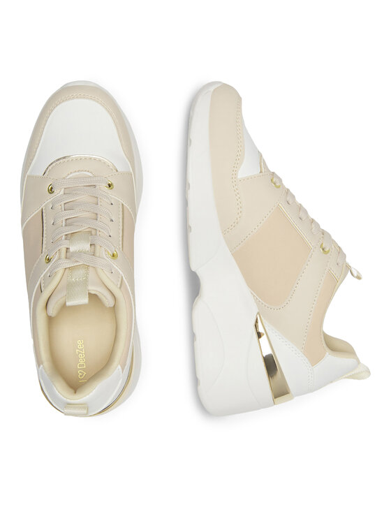 DeeZee DeeZee Sneakersy ADARA WAG1270307A Beżowy