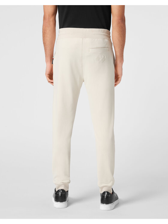 PHILIPP PLEIN PHILIPP PLEIN Spodnie dresowe 24725 Beżowy Jogger Fit