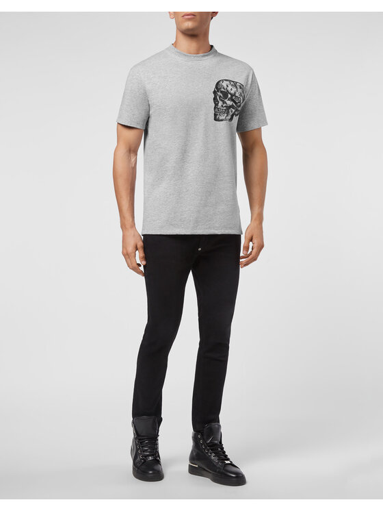 PHILIPP PLEIN PHILIPP PLEIN T-shirt 30421 Beige Regular Fit