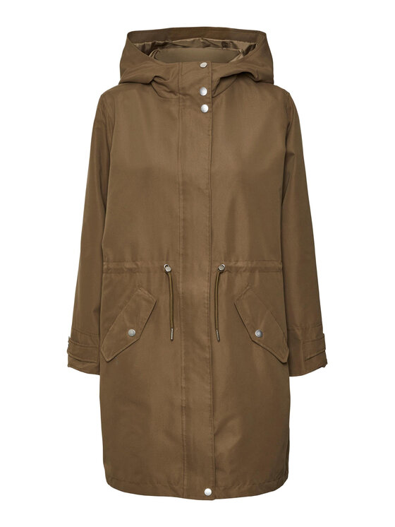 Vero Moda Curve Vero Moda Curve Átmeneti kabát 10287156 Barna Regular Fit