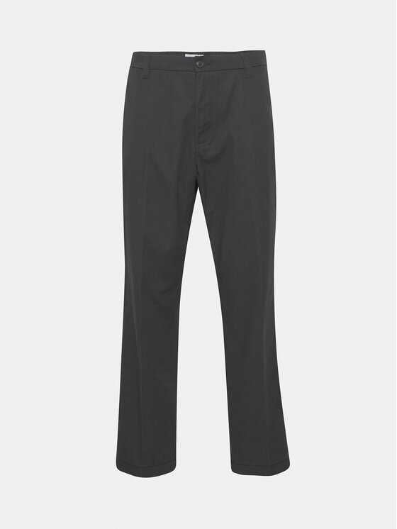 Solid Solid Pantaloni di tessuto 21107039 Grigio Relaxed Fit
