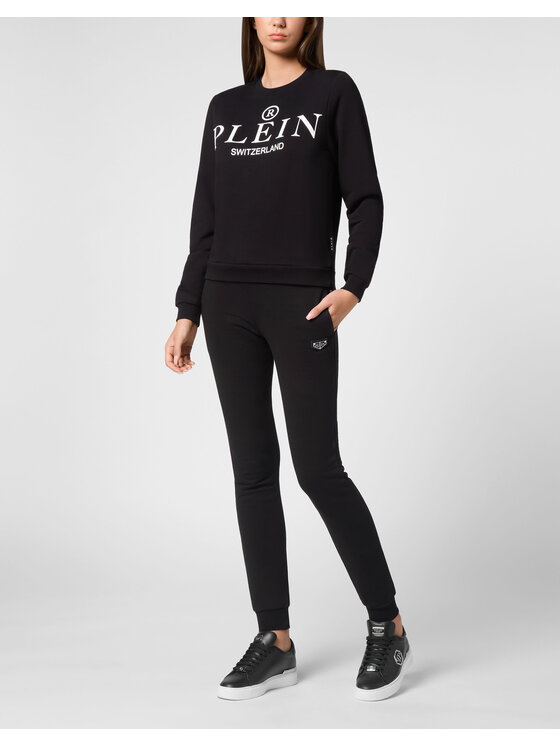 PHILIPP PLEIN PHILIPP PLEIN S dlhými rukávmi 9547 Čierna Regular Fit