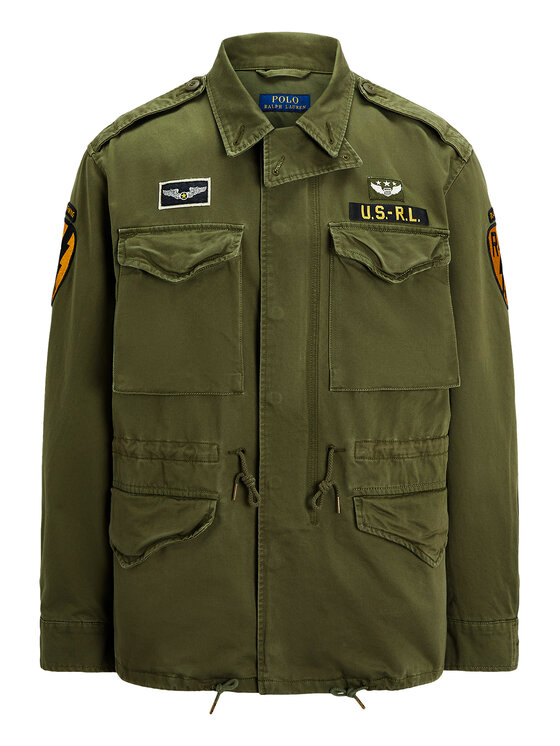 Polo Ralph Lauren Polo Ralph Lauren Μπουφάν μεταβατικό 710970575001 Πράσινο Regular Fit