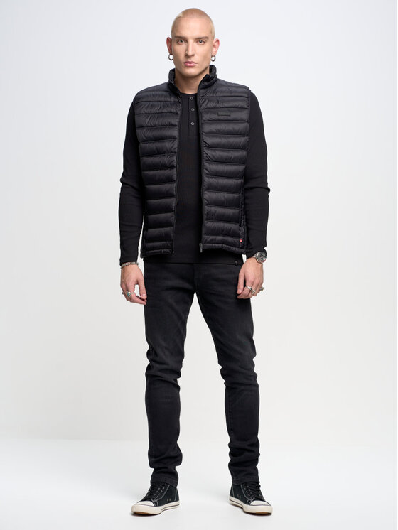 BIG STAR BIG STAR Kamizelka jaxoon_906 Czarny Basic Fit