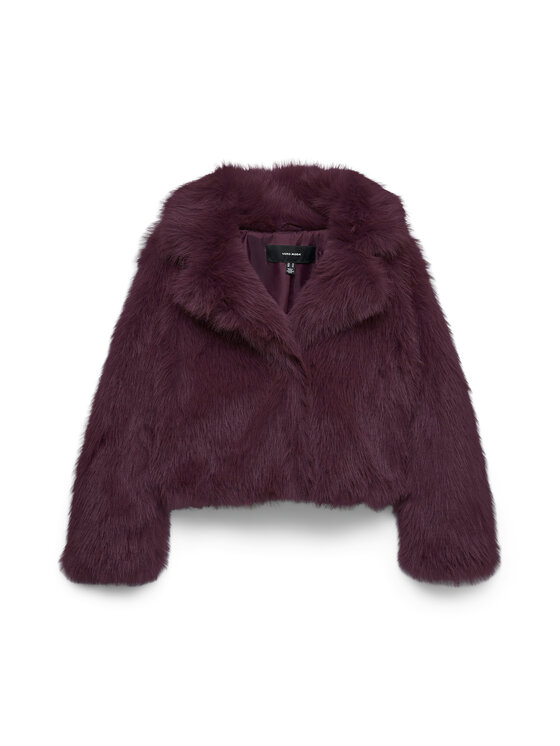 Vero Moda Vero Moda Futro Nora 10336482 Fioletowy Regular Fit