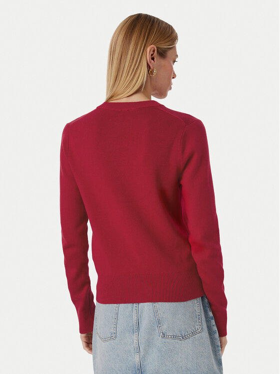 Tommy Hilfiger Tommy Hilfiger Megztinis Full WW0WW52298 Raudona Regular Fit