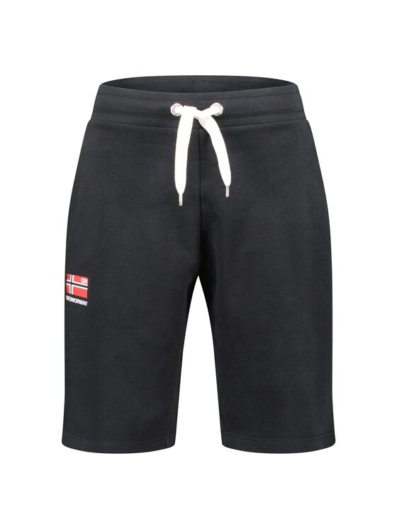 Geographical Norway Geographical Norway Bermudy SY1233H/GN-Black Czarny Regular Fit