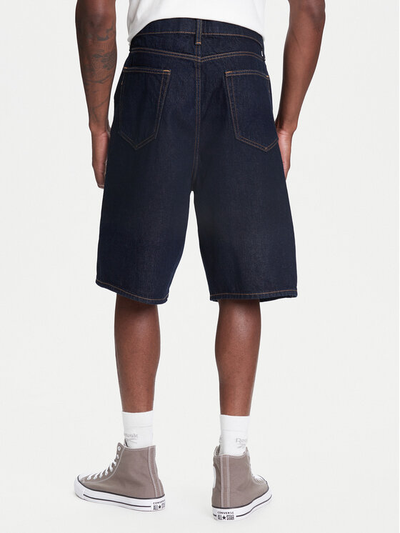 Gap Gap Jeans kratke hlače 774578-00 Mornarsko modra Baggy Fit