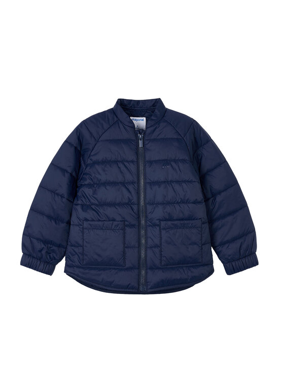 Mayoral Mayoral Пухено яке 3427 Тъмносин Regular Fit