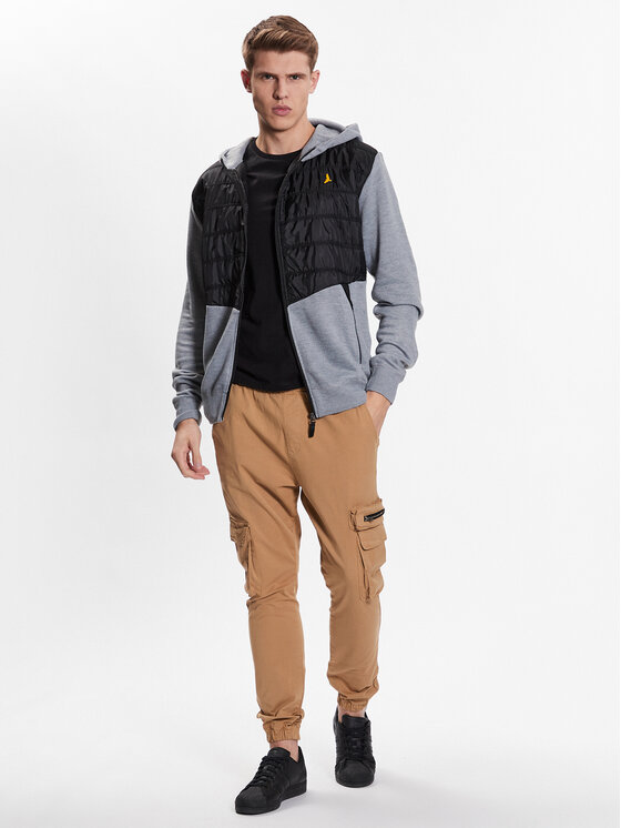 Felpa MSS-517STYLLO Grigio Regular Fit