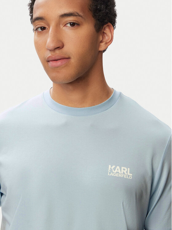 KARL LAGERFELD KARL LAGERFELD T-shirt 755781 563235 Azzurro chiaro Regular Fit