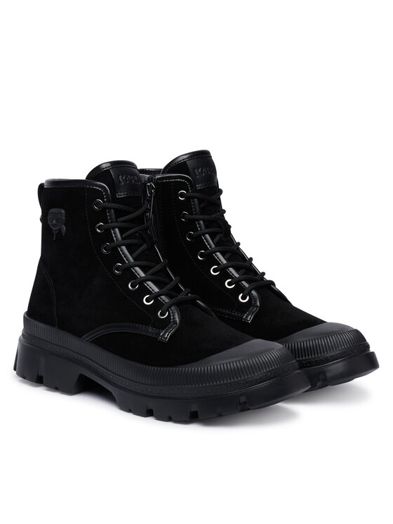 KARL LAGERFELD KARL LAGERFELD Μποτίνια Trekka Mens Nft KL25252 Μαύρο