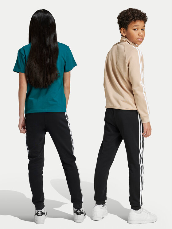 adidas adidas Donji dio trenerke Trefoil IY7484 Crna Regular Fit