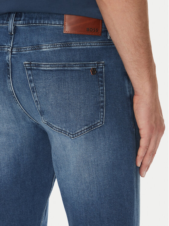 BOSS BOSS Džínsy Troy Bo 50544652 Modrá Straight Fit