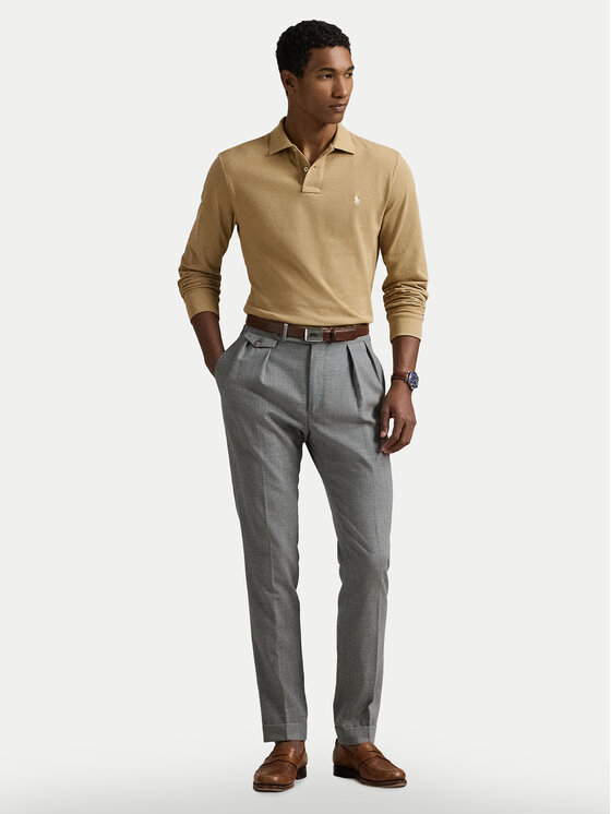 Polo Ralph Lauren Polo Ralph Lauren Polo 710680790123 Μπεζ Custom Slim Fit