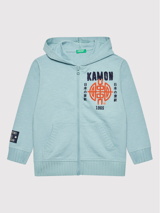 United Colors Of Benetton United Colors Of Benetton Μπλούζα 3LO9C500U Μπλε Regular Fit