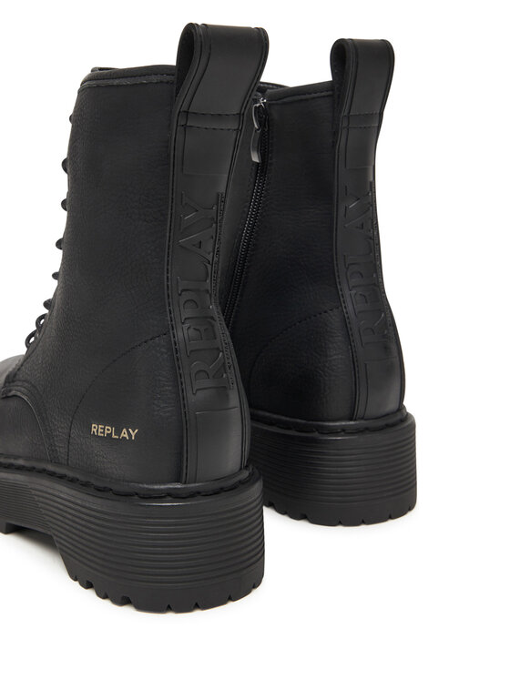 REPLAY REPLAY Trapery Luisa GWL63 .000.C0086S Czarny
