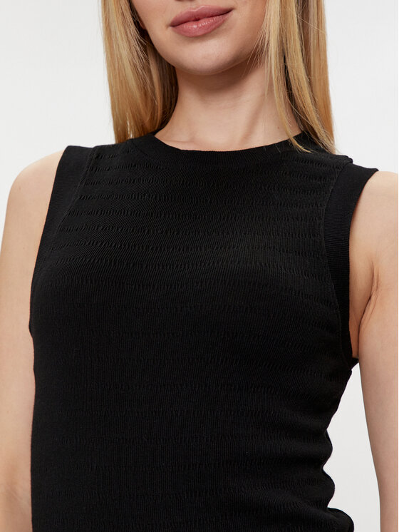 Guess Guess Bluză Denisa W4GP09 KC790 Negru Regular Fit