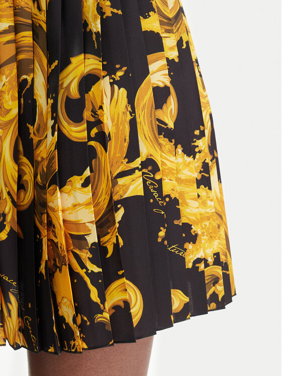 Versace Jeans Couture Versace Jeans Couture Mini sukně 80HAE820 NS834 Černá Regular Fit