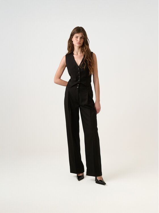 La Mania La Mania Gilet ME 2 Nero Classic Fit